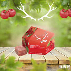 WYLD - WYLD Gummies Sour Cherry 200mg