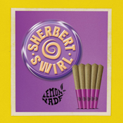 LEMONNADE | SHERBERT SWIRL - 5PK INFUSED | PREROLL | 2.5G