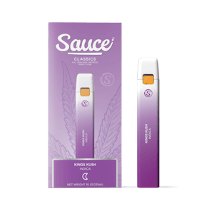 Sauce - Sauce Kings Kush Distillate Infused Disposable Vape 1g