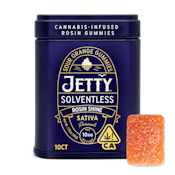 Sour Orange Gummies (Solventless) - 100mg (SH) - Jetty