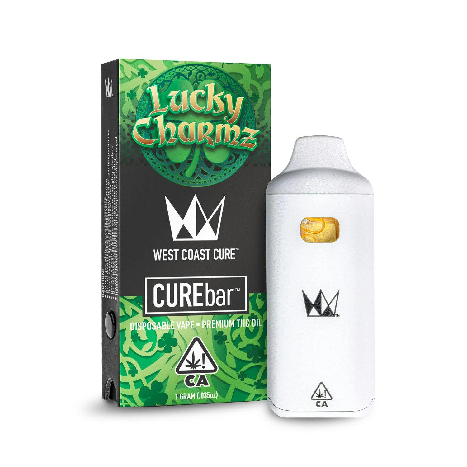 West Coast Cure - WCC | Disposable | CUREbar | Lucky Charmz | 1g Main Image