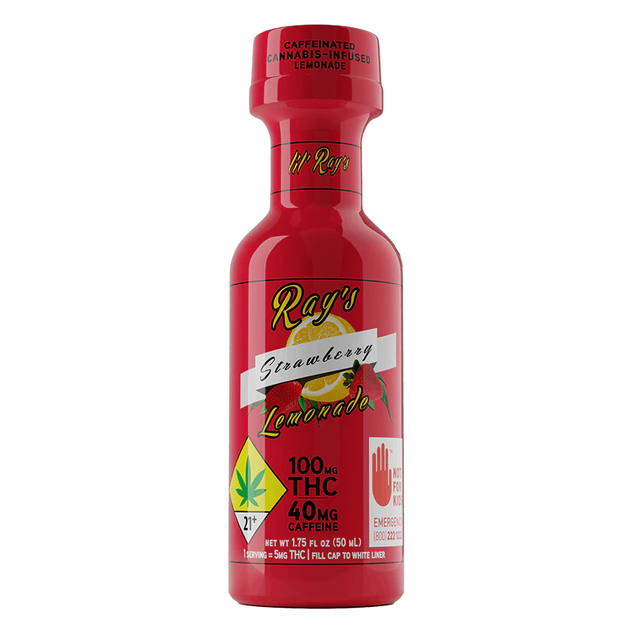 Ray's Lemonade - lil' Ray's Strawberry Lemonade- 100mg THC Main Image