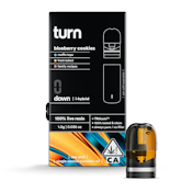 TURN | BLUEBERRY COOKIES LIVE RESIN - POD | CARTRIDGE | 1G