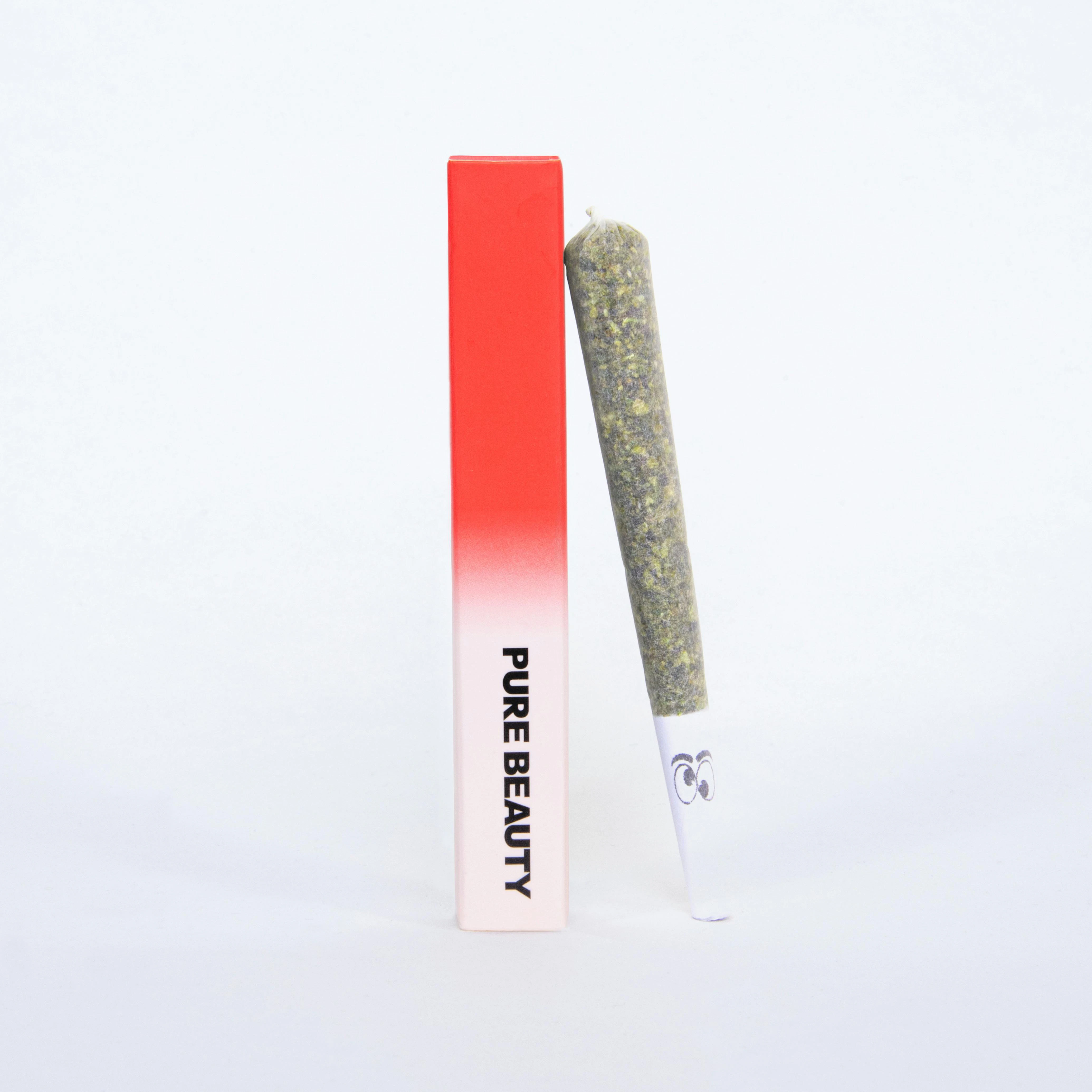 Pure Beauty - Indica | Infused Solventless 1g Pre-Roll | Indoor Cannabis Flower Main Image