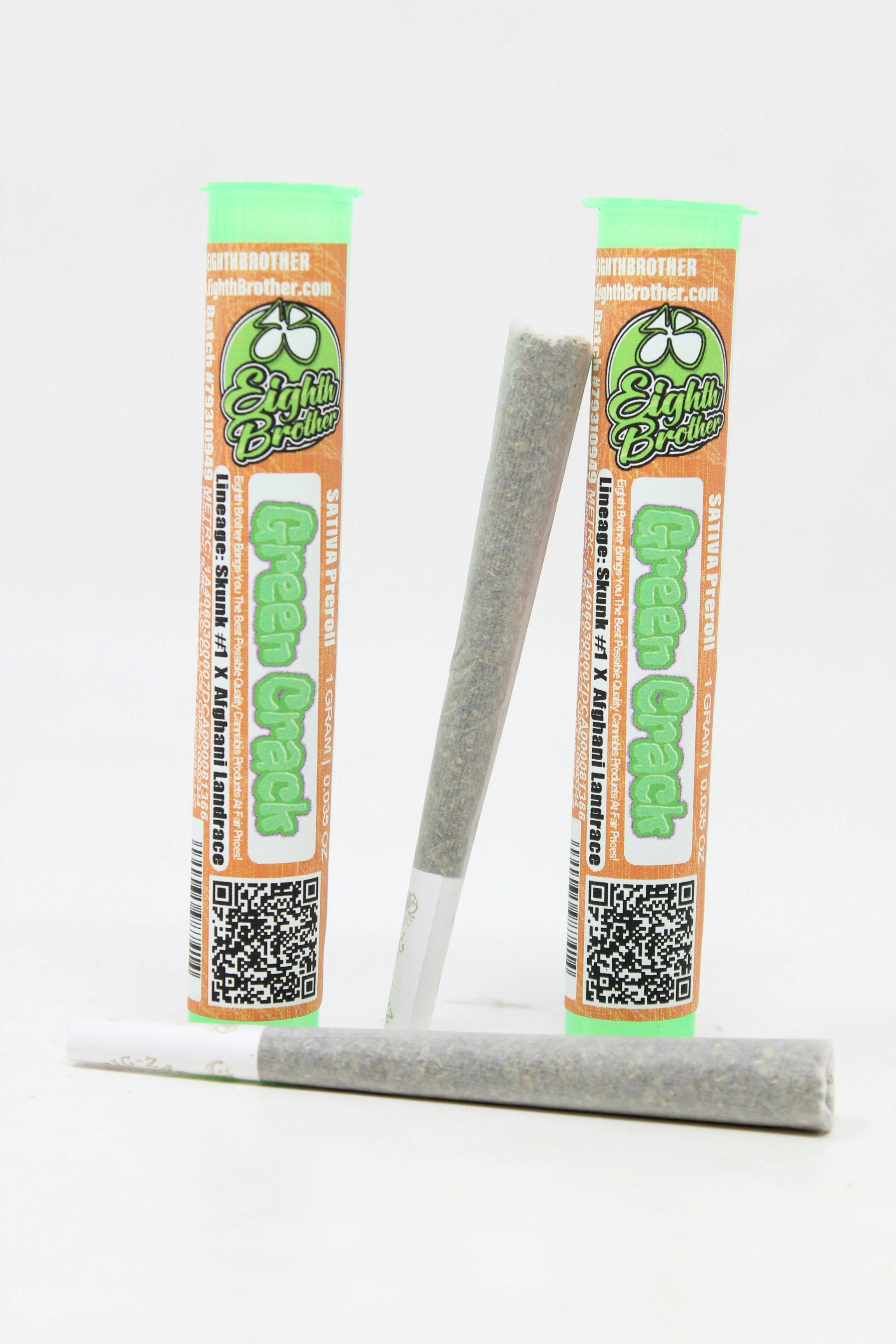 Eighth Brother - Eighth Brother - Preroll - Green Crack - 1g Main Image