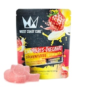 Strawberry Banana Flavored - WCC 10mg Solventless Gummies 10 Pack