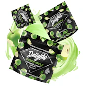 Green Apple Delights - 100mg Liquid Diamond Infused Gummies (Delights)