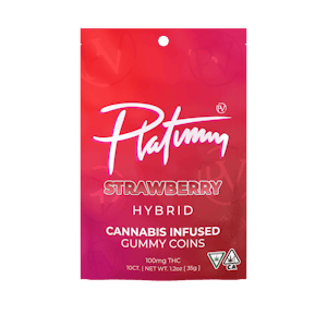 Platinum Vape - Strawberry - 100mg Gummies (Platinum)