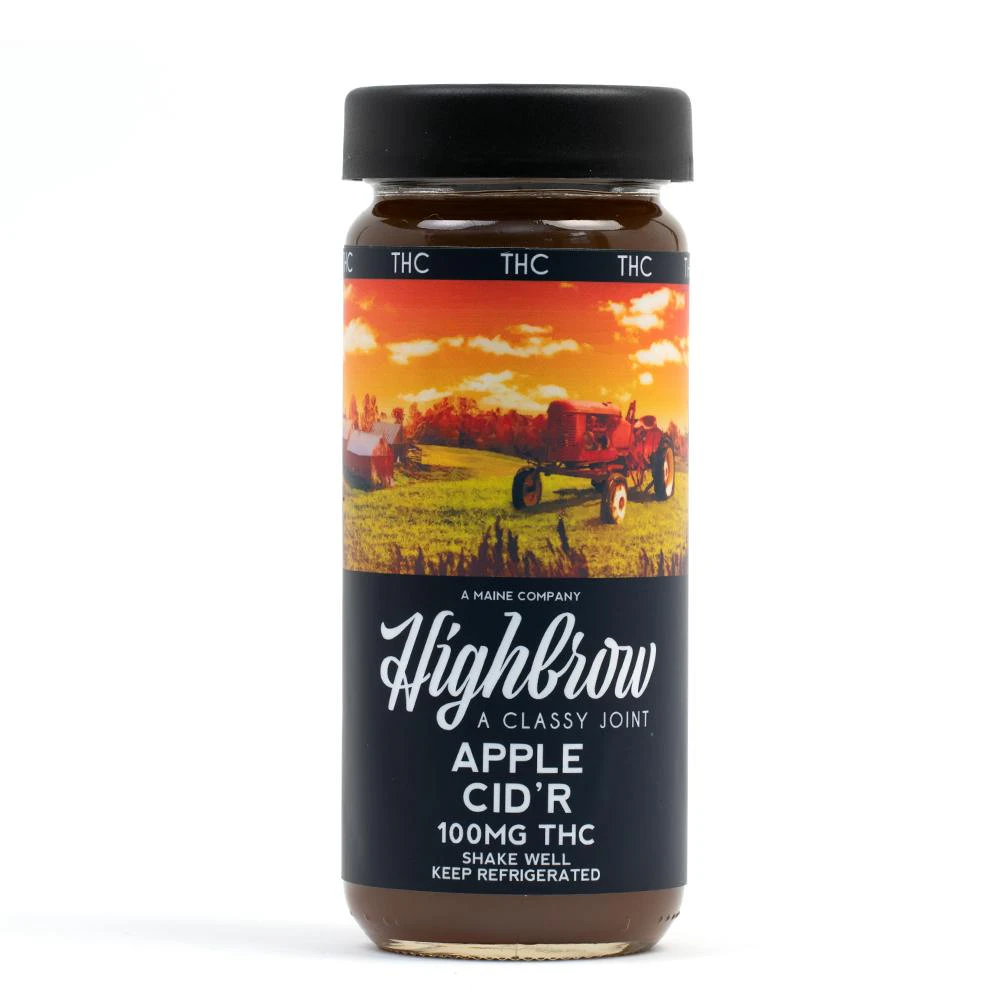 Highbrow - Apple Cid'r | 100mg Nano Drink Main Image