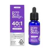 Care By Design 40:1 CBD Full Spectrum Drops 30ml