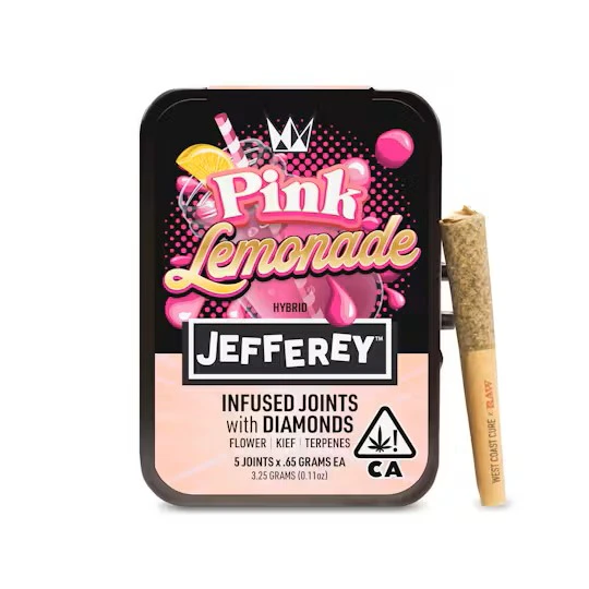 West Coast Cure - WCC Pink Lemonade 5pk Jefferey Infused Prerolls Main Image