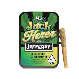 West Coast Cure - Jack Herer - Jefferey Infused Joint .65g 5 Pack