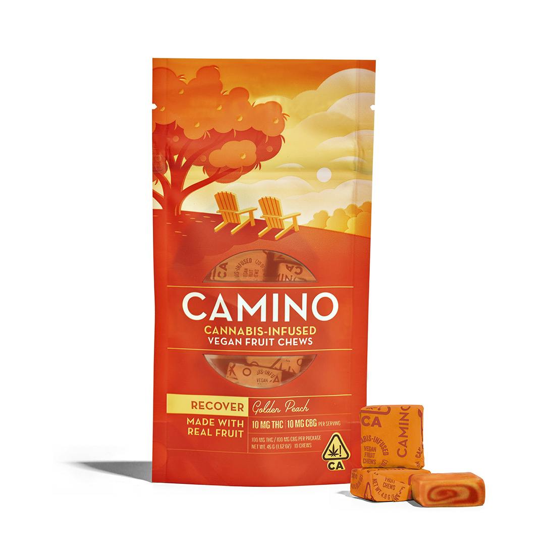 Camino Golden Peach 'Recover' Fruit Chews