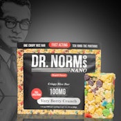 Dr. Norms NANO | Very Berry Crunch | Crispy Rice Bar | [100mg] | Hybrid