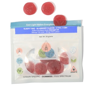 SEAWEED - East Light Cannabis | Sleepy Time Blackberry | 10mg Gummy | 5mg CBN | 20-Pack | 200mg Total | [I]