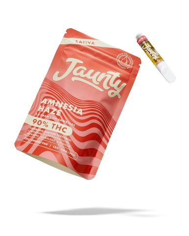 Jaunty -  Amnesia Haze -Sativa- | 510 Thread Battery | CDT | 1g Cannabis Oil (Cartridge) | Jaunty   -qq5