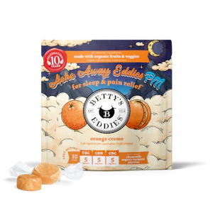 Betty's Eddies - Orange Creme Bedtime Chew - 5mg Single - Betty's