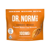 Dr. Norms | Peanut Butter Cup Brownie | Baked Goods | [100mg] | Hybrid