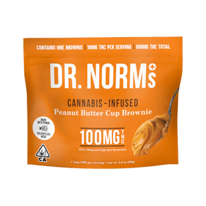 DR. NORM'S - Dr. Norms | Peanut Butter Cup Brownie | Baked Goods | [100mg] | Hybrid
