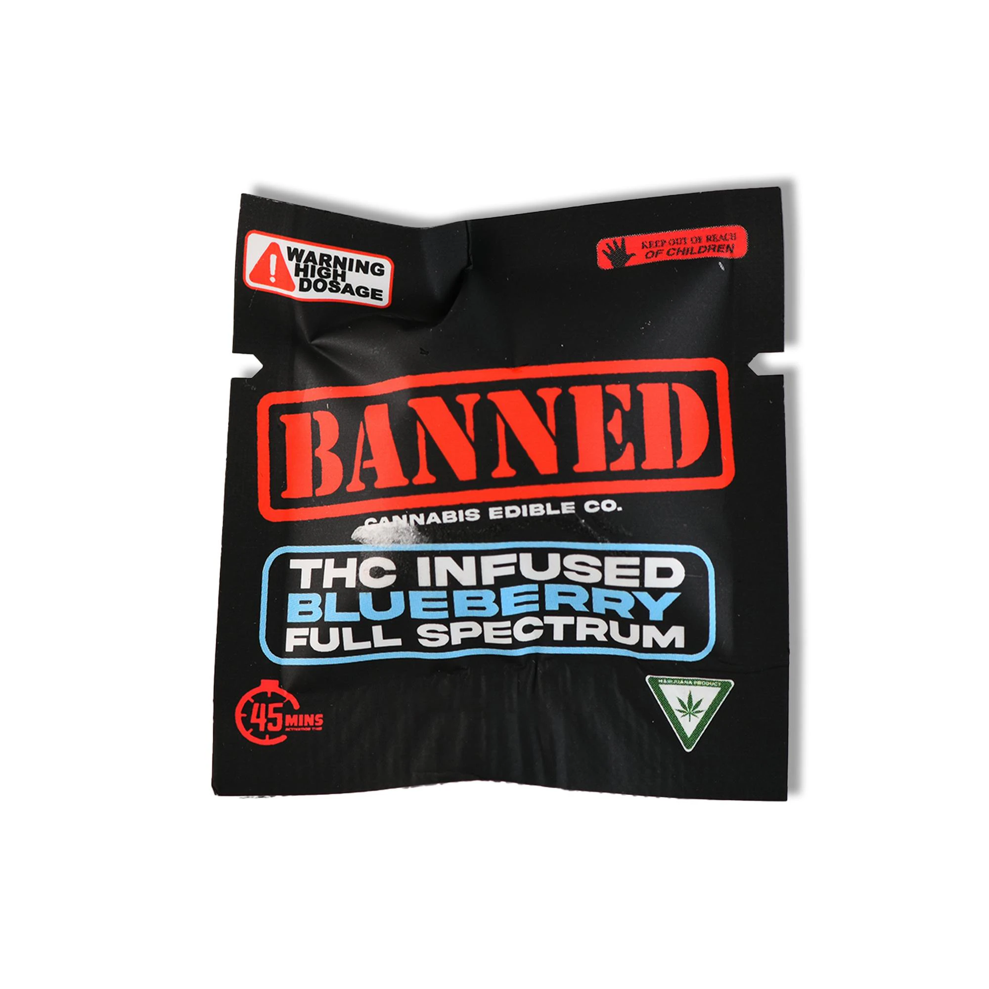 Banned Edible Co - BANNED - Blueberry Lemonade Single Gummy 200MG Main Image