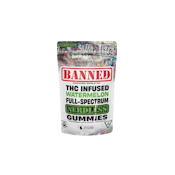 Banned - Nerdless Gummies - Watermelon 200mg 4pk