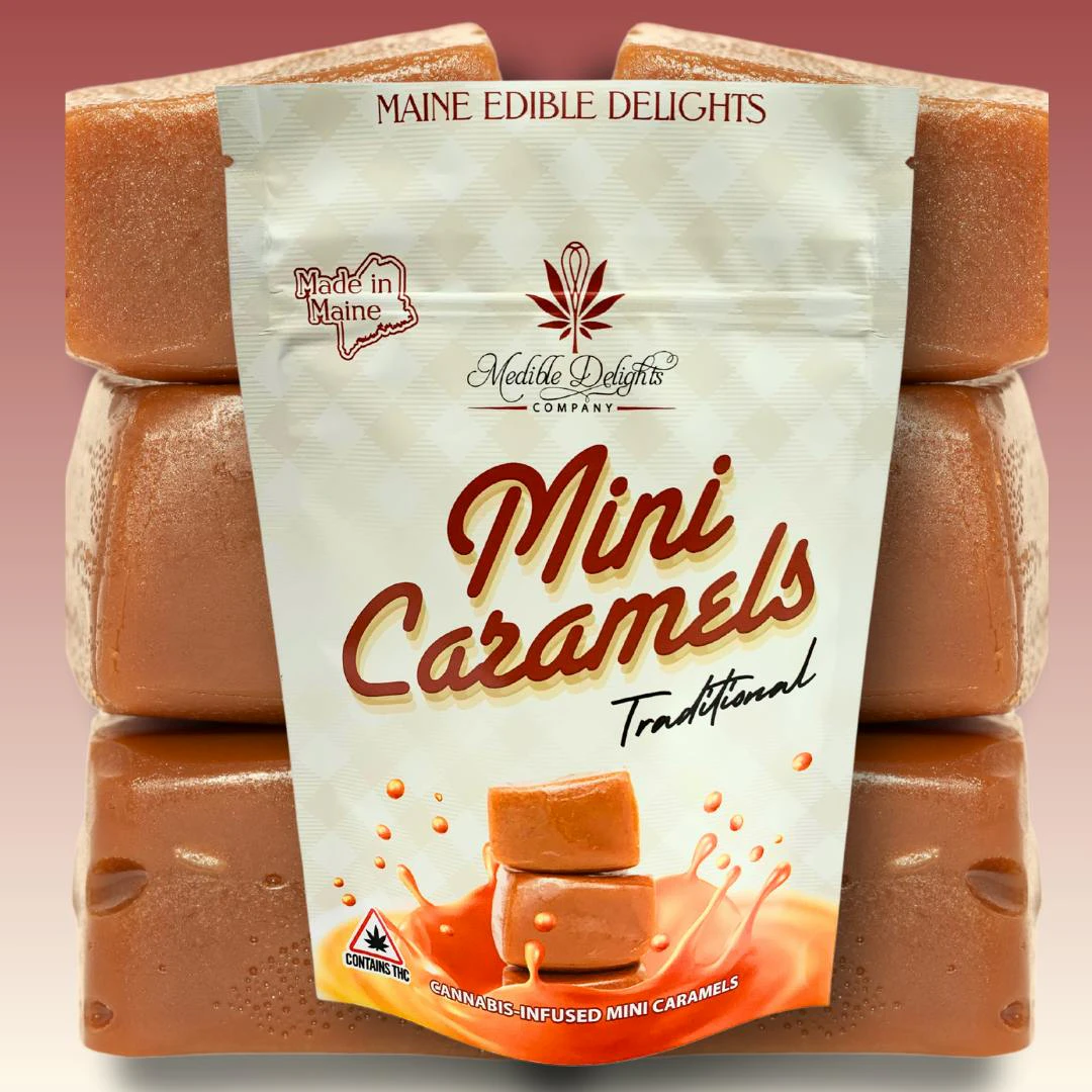 Medible Delights - 100mg | SATIVA | Mini Caramels | 10-pk Main Image