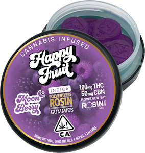 HAPPY FRUIT - Happy Fruit - Moon Berry Rosin Gummies - 100mg THC, 50mg CBN 
