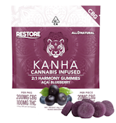 KANHA- Nano Acai Blueberry 2:1 (20 mg CBG, 10 mg THC) 