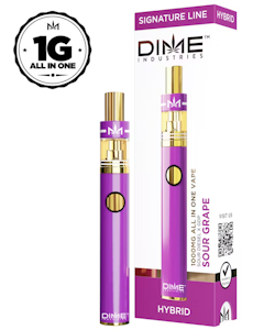 DIME INDUSTRIES - Dime Industries Sour Grape 1000mg Disposable