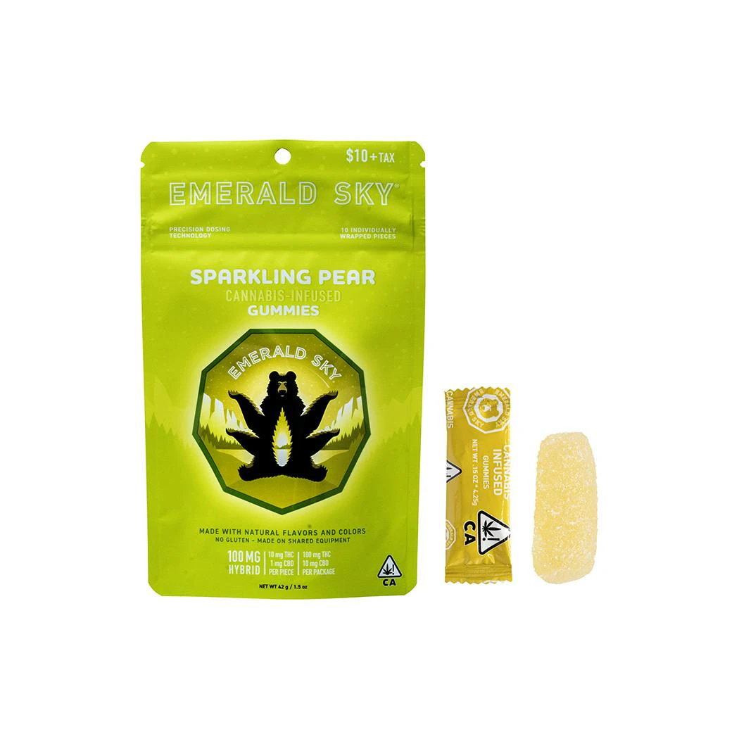 Emerald Sky - EMERALD SKY | SPARKLING PEAR 10:1 THC/CBD - 10PK | EDIBLE Main Image
