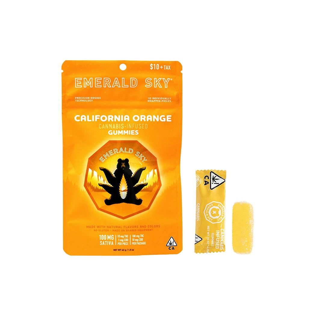 Emerald Sky - EMERALD SKY | CALIFORNIA ORANGE 10:1 THC/CBD - 10PK | EDIBLE Main Image