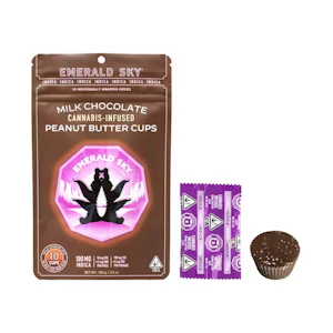 Emerald Sky - Emerald Sky 10pk Indica Peanut Butter Cups