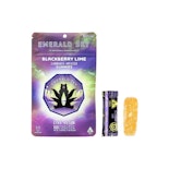 EMERALD SKY: BLACKBERRY LIME 100MG LIVE RESIN GUMMIES