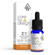 Care By Design | 2:1 CBD Drops | Tincture | 15ml