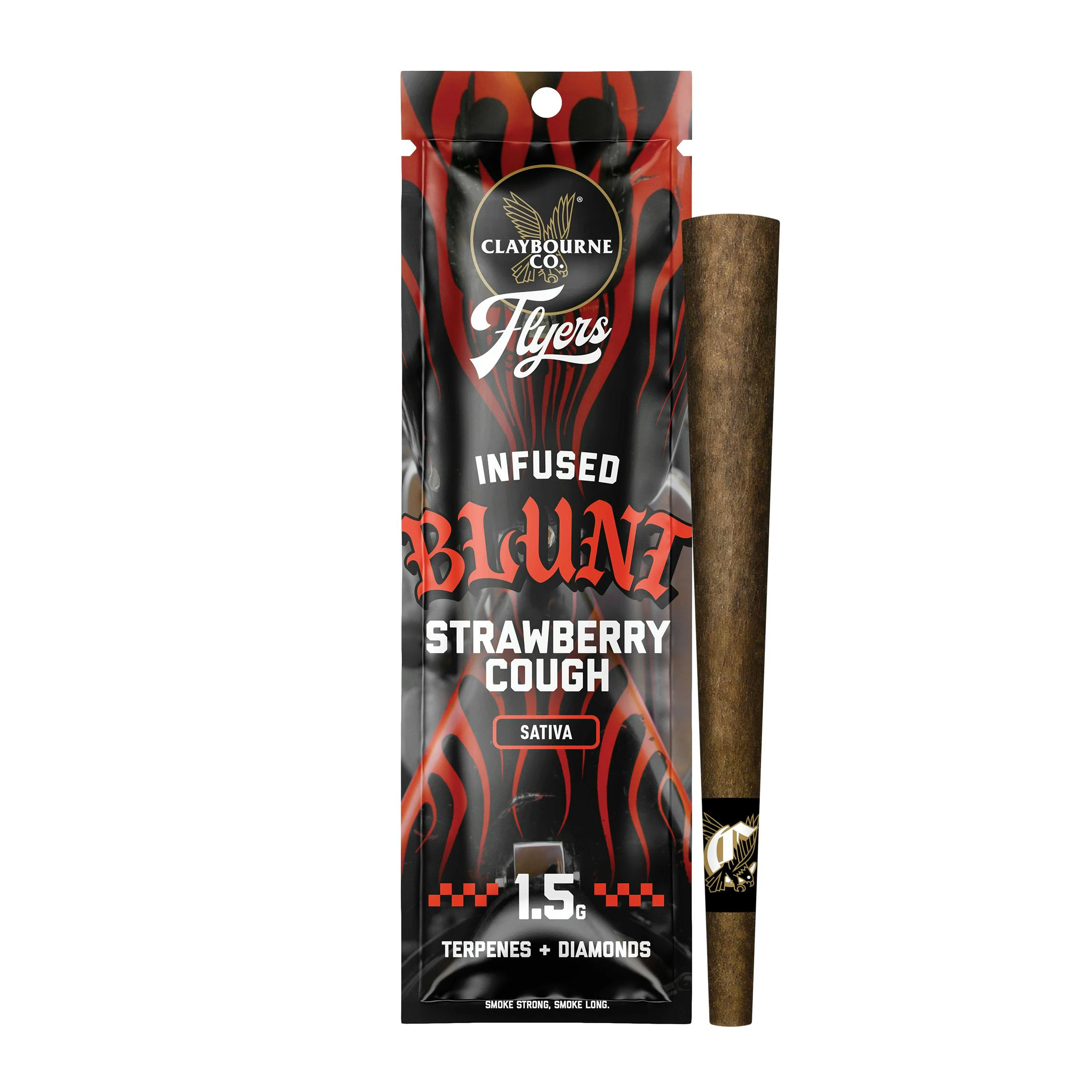 Claybourne Co. - Claybourne Co. Flyers | 1.5g Infused Blunt | Strawberry Cough  Main Image