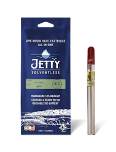 Jetty - Jetty DISPOS.CAL .5g Solventless Governmint Oasis All in One