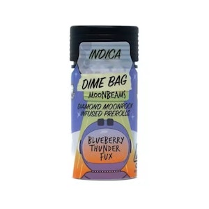 DIME BAG - MoonBeams Blueberry Thunder Fux Infused 5pk Prerolls