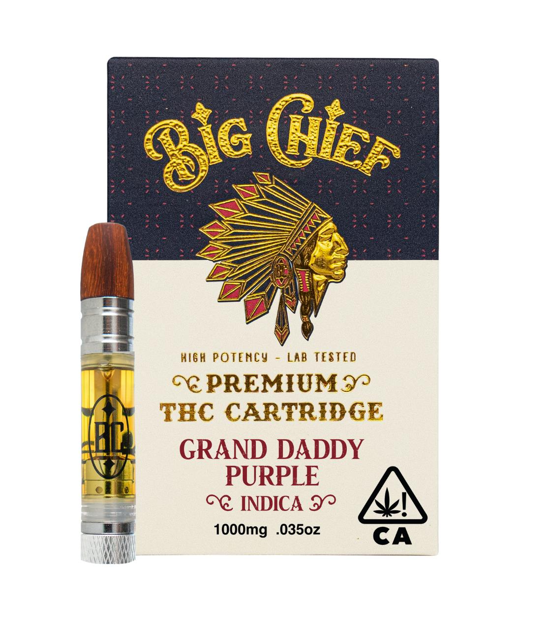 Big Chief - Grand Daddy Purple - 1g cart