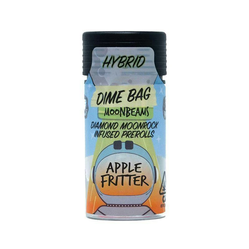 Dime Bag - Diamond Moonrock Infused Pre-rolls 2.5g 5-Pack - Apple Fritter Main Image