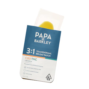 Papa & Barkley - P&B: 3:1 CBD/THC Patch: Releaf