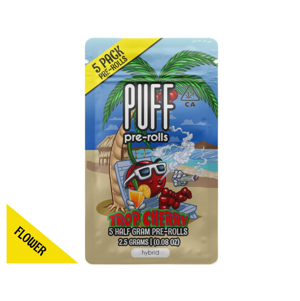 PUFF - PUFF - Trop Cherry - Hybrid - 5 Pk pre-rolls Main Image
