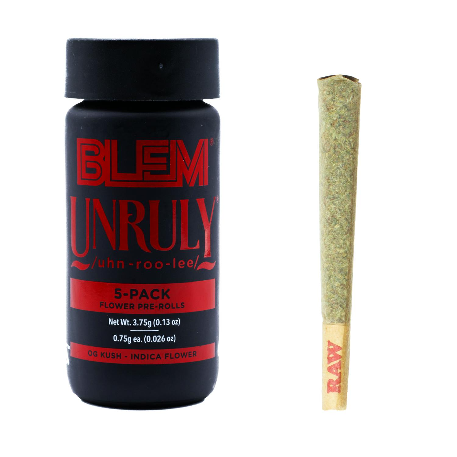 UNRULY OG - 5PK | PREROLL | 3.75G