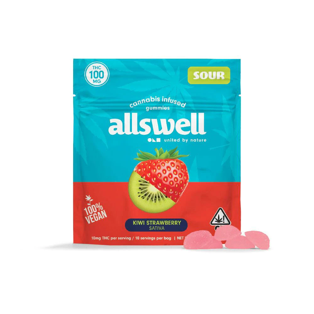 Allswell - Allswell - Edibles - Gummies - Sour Kiwi Strawberry - 100mg Main Image