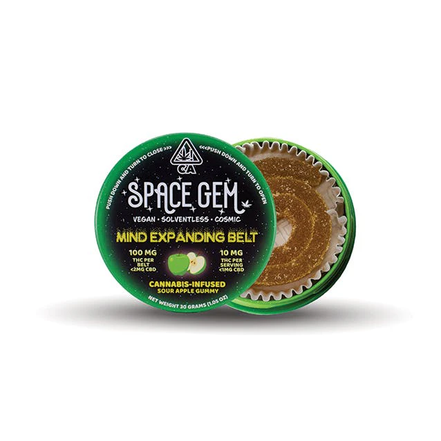 Space Gem - SPACE GEM | Sour Apple Mind Expanding Belt (100mg) Main Image