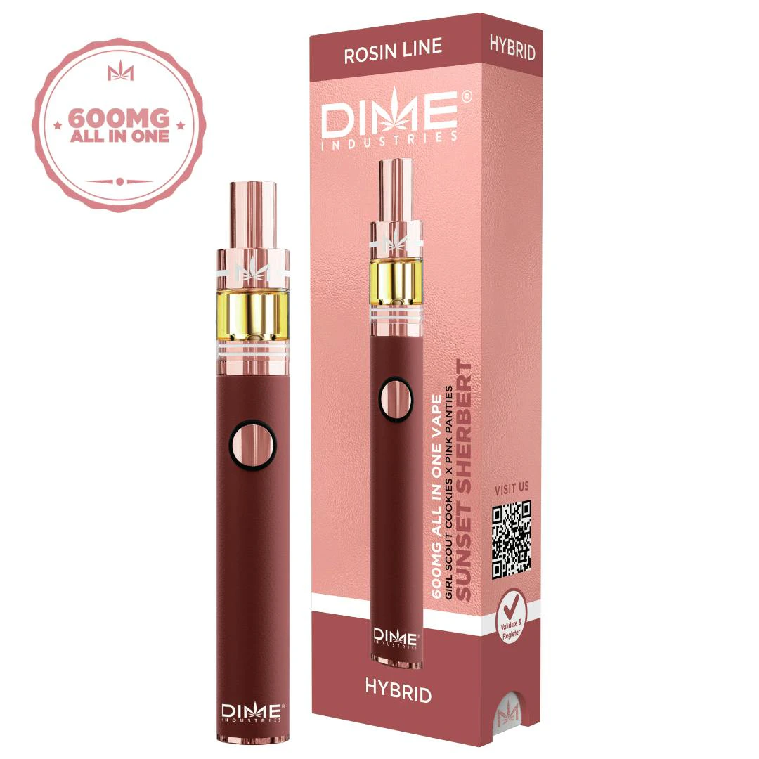 Dime Industries - Dime Industries Sunset Sherbert Rosin Line 600mg All in One Device Main Image