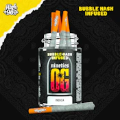 High 90's - Nineties OG 36% - 0.5g High Five Bubble Hash Infused Pre-Rolls 5pk
