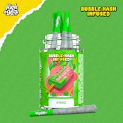 Watermelon Sherbet High Fives Bubble Hash Infused Pre-Rolls 0.5g x 5pk