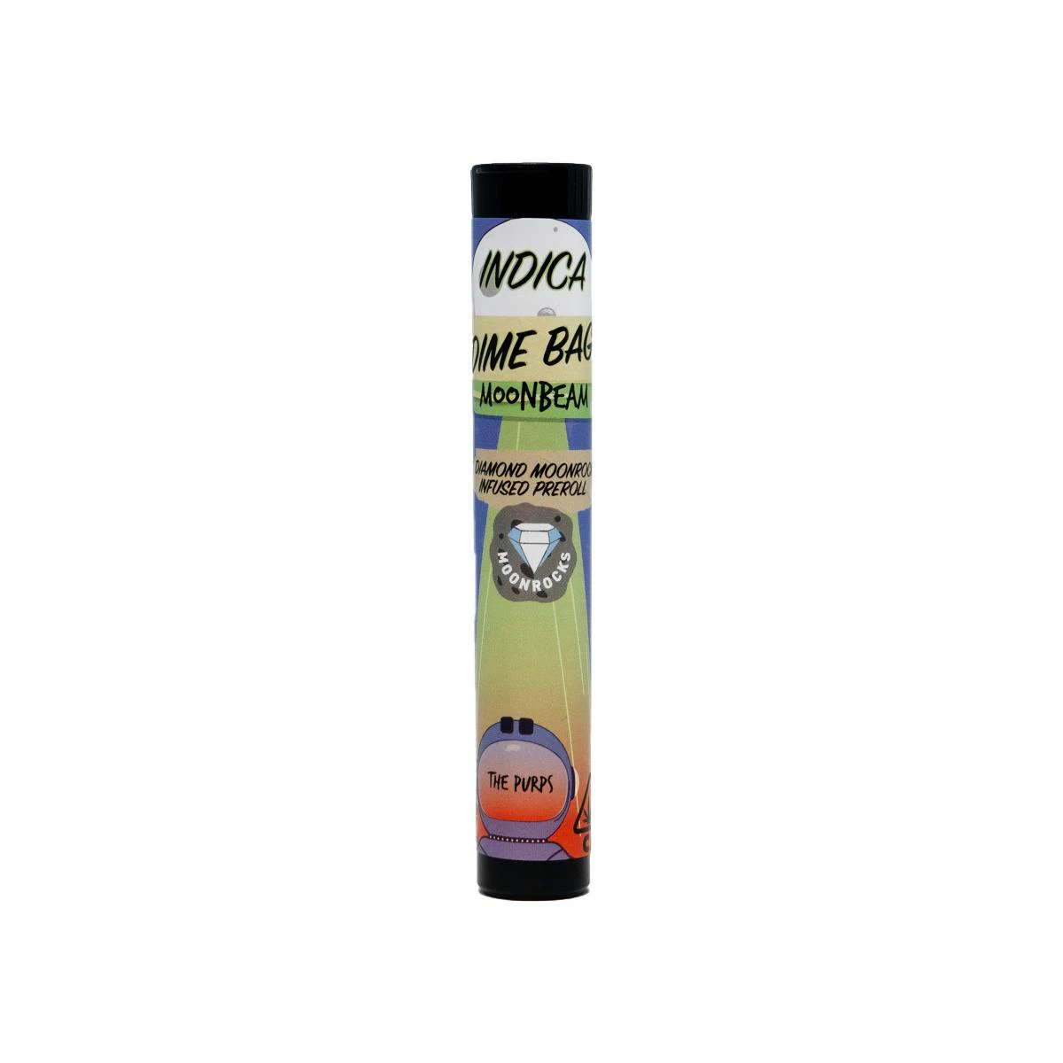 Dime Bag - Dime Bag 1g The Purps Moonbeams Infused Pre-roll Indica Main Image