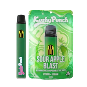 Kushy Punch 1g AIO - Sour Apple Blast