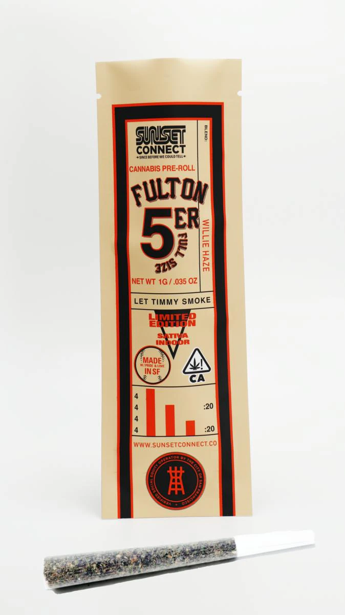 Sunset Connect - Fulton 5'er Willie Haze Pre-Roll Main Image